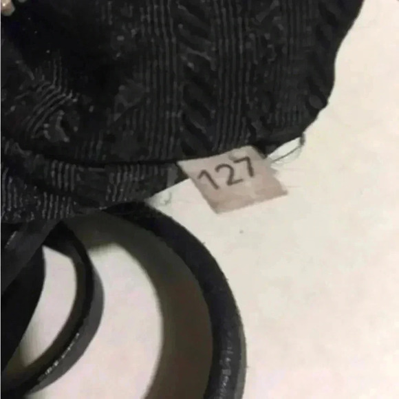 Prada canvas/leather black  satchel handbag - Picture 4 of 11